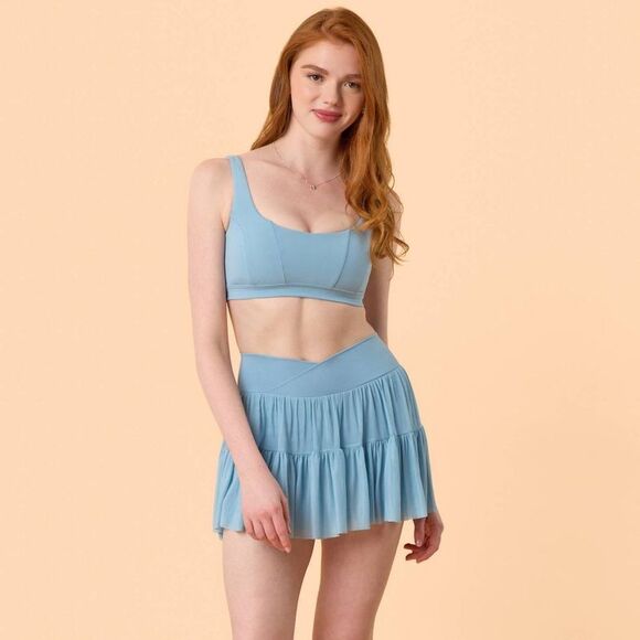 Blogilates -  Women's Ballerina Skort - Light Blue S Light Blue - Picture 5 of 5